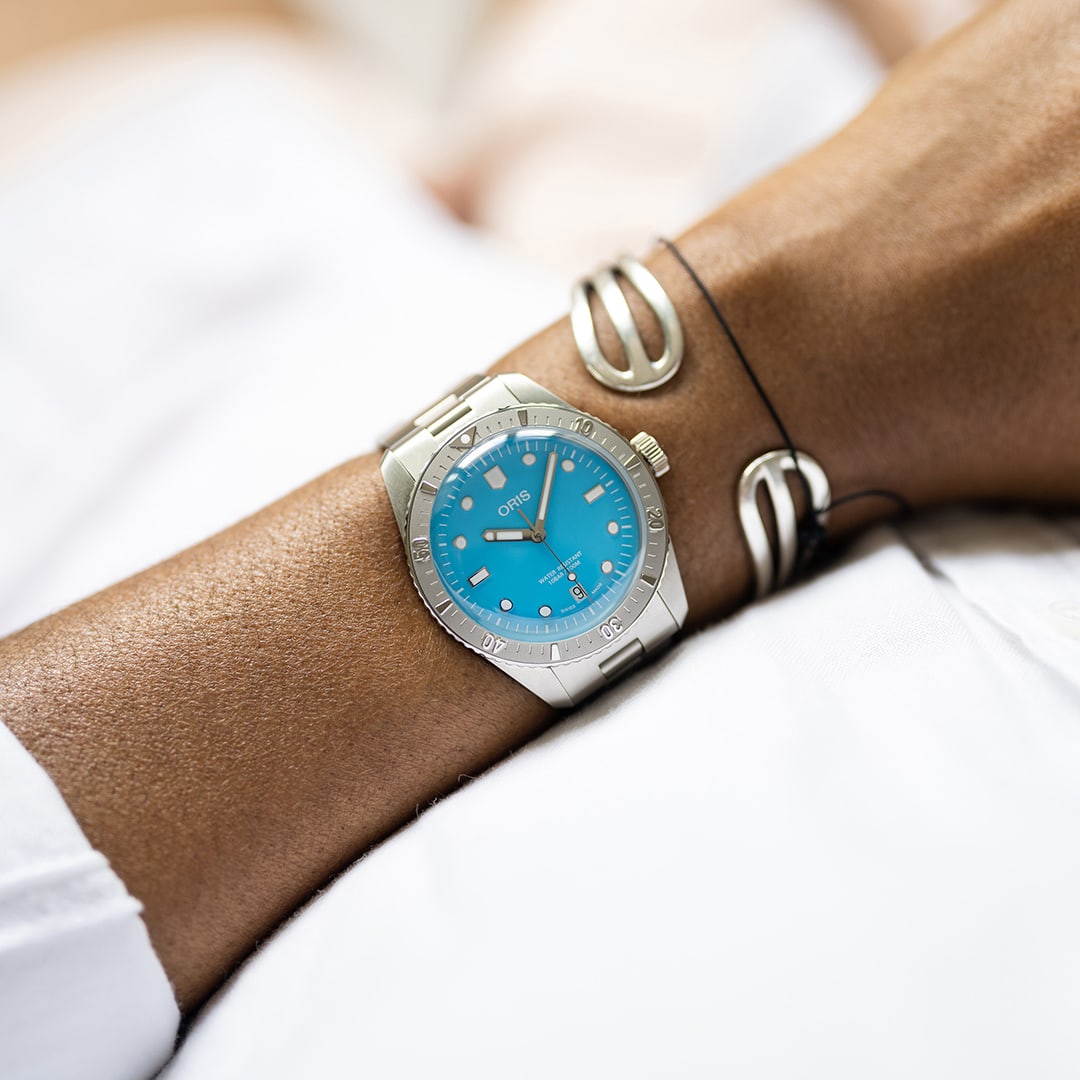 ダイバーズ65コットンキャンディ - 01 733 7771 4055-07 8 19 18 | Oris